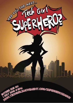 Tech Girl Superhero